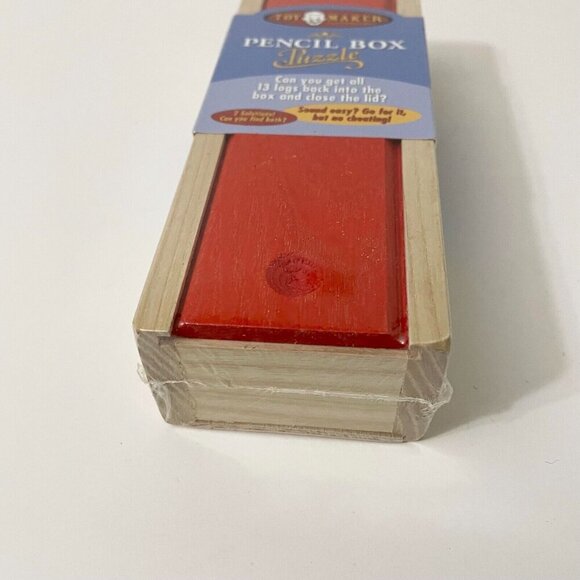 2005 Toy Maker Pencil Box Puzzle Log Game - Picture 4 of 12
